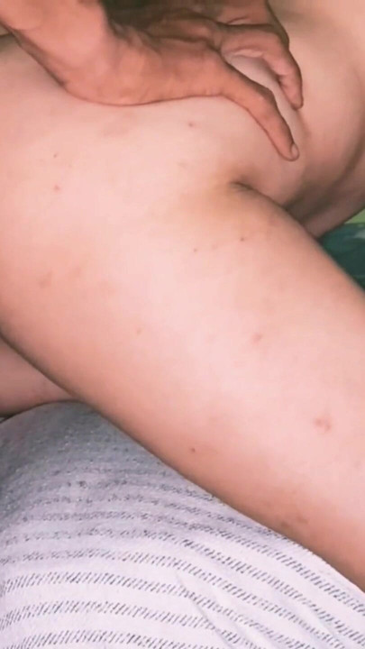 Captivating moment from "Wake up Husband invites him to fuck in the bathroom"