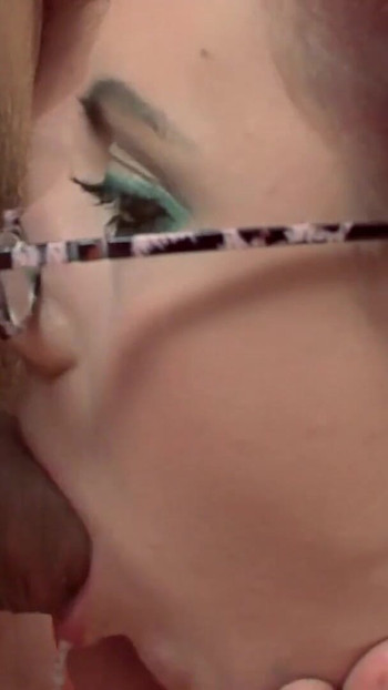 Jaw-dropping moment from "Stepdad tries deepthroating with young teen Mona"