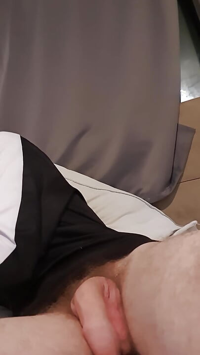 Young Looking Horny Twink Home Alone with Massive Floppy Cock