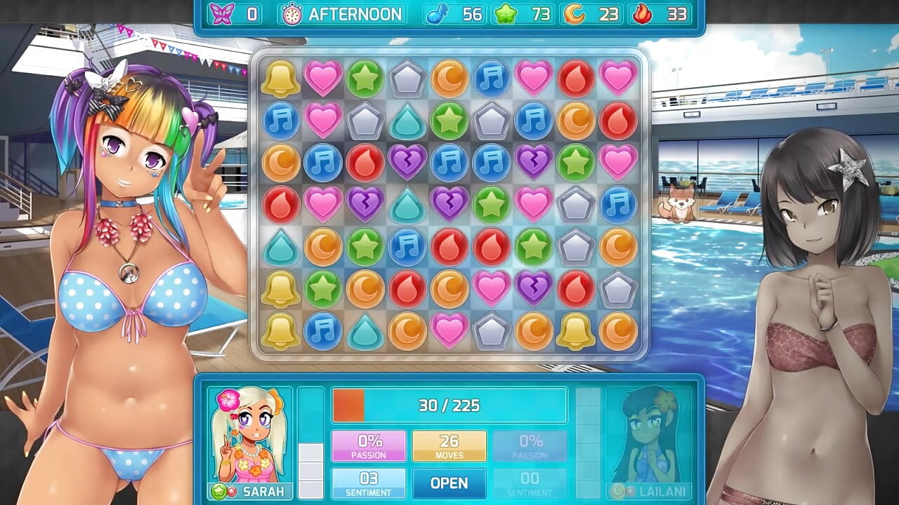 Huniepop 2 - Tarikh Berganda - Bahagian 4 Kecantikan Arab seksi oleh Loveskysan