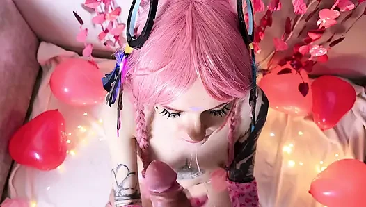 POV blowjob from Citlali on Valentine's Day, Genshin Impact