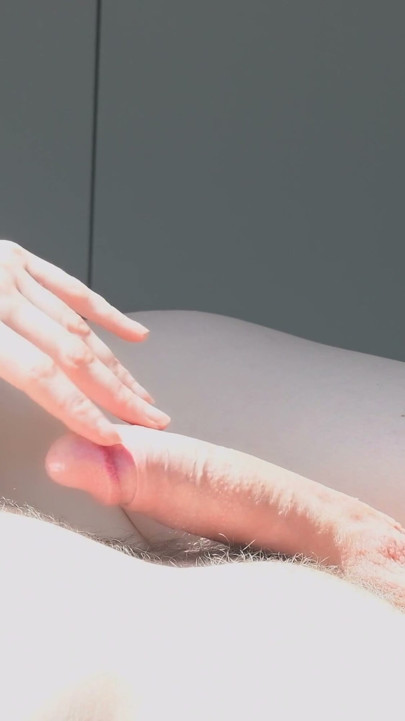 40 minutes of handjob and torture! I tease that cock slowly, make him moan and shake until cumshot | Clip 3