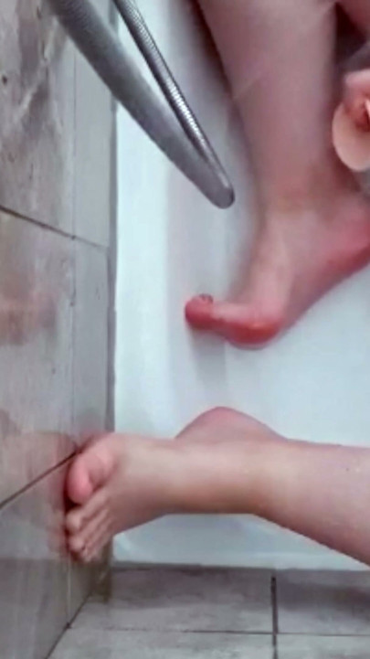 18 year old teen shower and masturbation | Clip 1