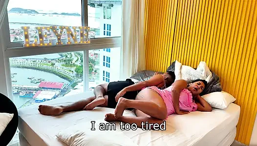 Leyne Rodriguez: Stepmom's Secret Shared Bed Affair in Her Pajamas