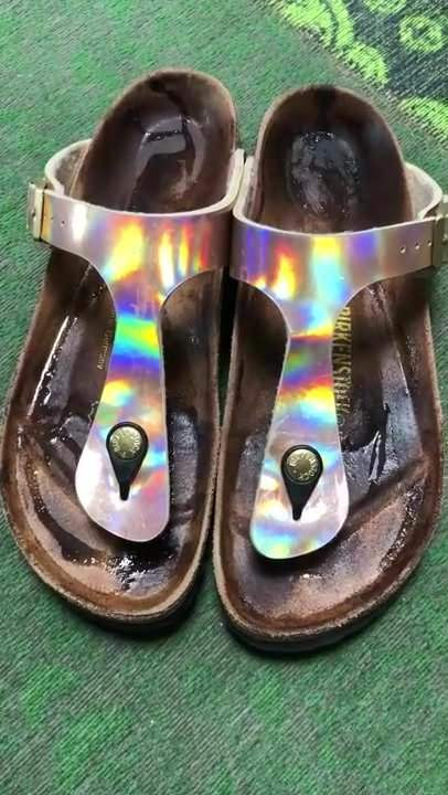 Cum  in GF Birkenstock pt.2