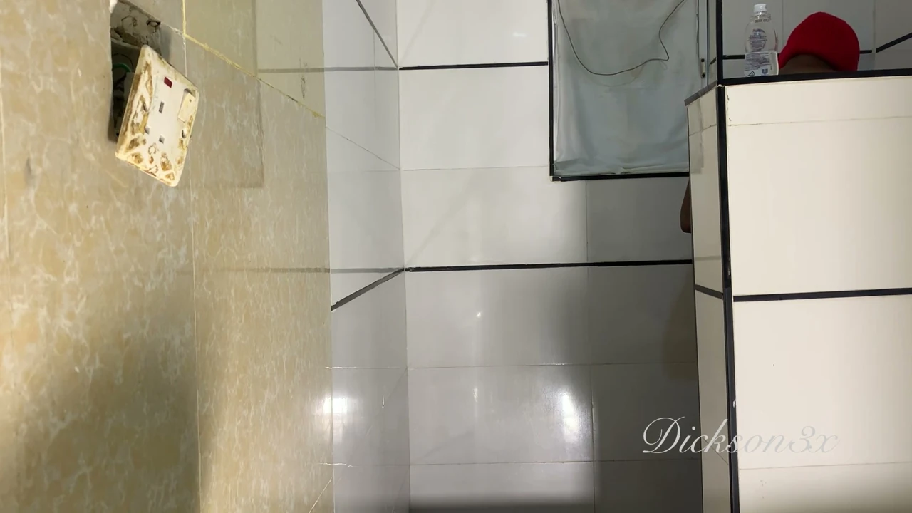 Banging His Ebony Bussyasshole in the Bathroom,Dickass3x