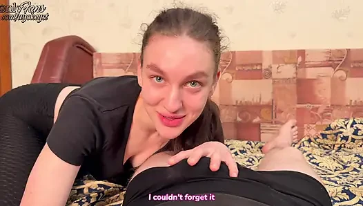 Stepson Fucked Stepmom Anal for the First Time. Real Cheating in POV