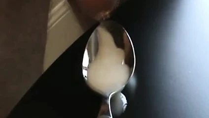 Thick Cum Load Into a Spoon
