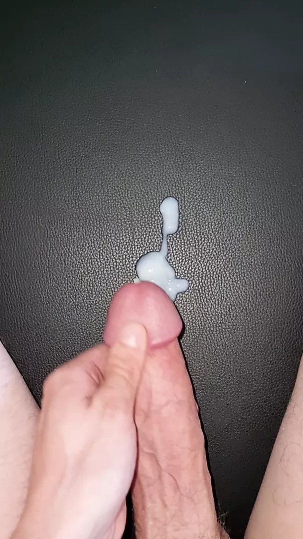 Cumshot after stimulating