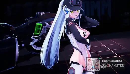 MMD R18 HK416, Klukai Kancolle Kantai, косплей Ahegao танец 3D, хентай трах в задницу