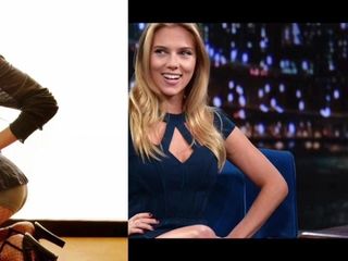 Jessica Alba vs Scarlett Johansson Rd 1 jerk off challenge