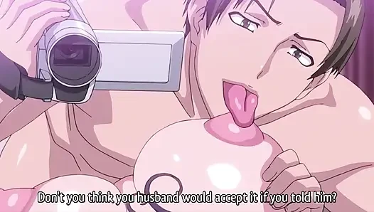 Hentai verträumter arsch macht ihren ehemann netorare mit einem großen schwanz