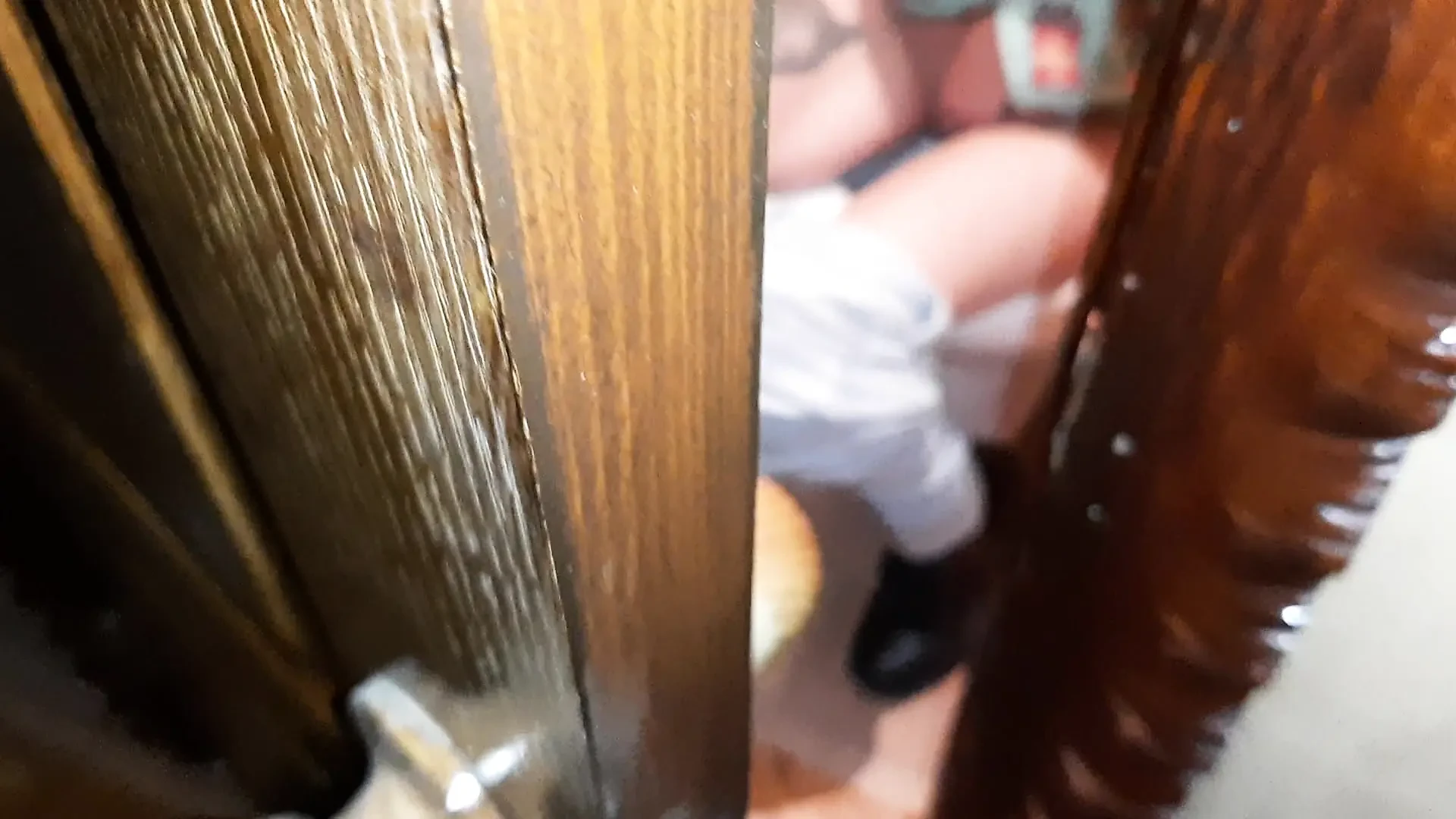 I caught a stranger masturbating on the toilet in a public restroom and we came at the same time