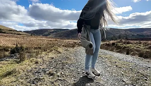 Emergency While Walking on the Public Trail but Had to Wet My Jeans