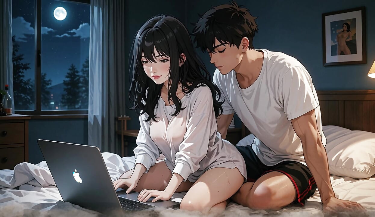 Beautiful woman with big tits gets fucked in her room mercilessly- anime porn- AI porn