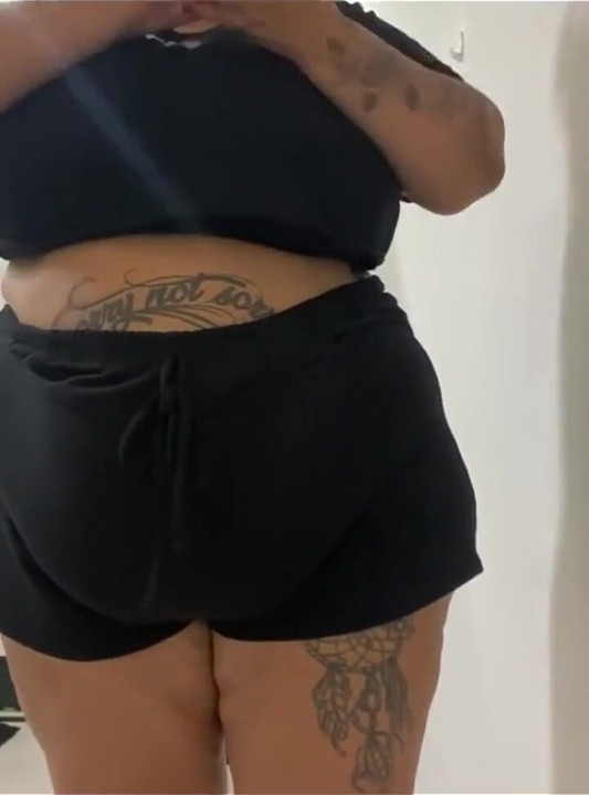 SSBBW Showing off in the Gym Locker Room - Mary Jhuana