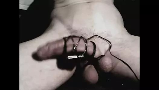 Amateur playing with vibro-egg