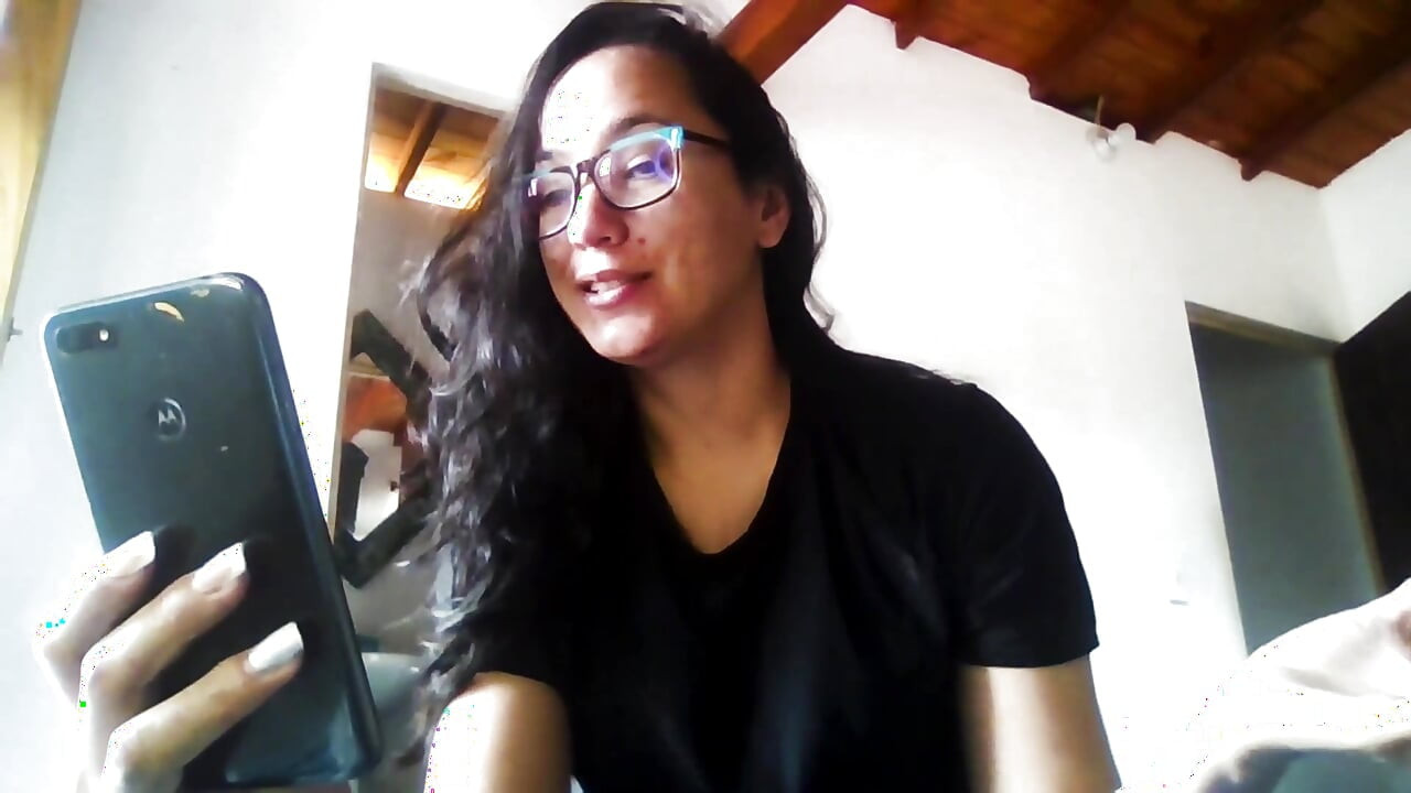Latin Girl in Public Doing a Erotico Video for Her BF