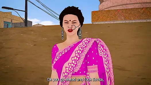 Dhongi baba hintli kadının amının susuzluğunu aşramda sikerek gideriyor