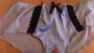 Cumming on wife's panties 3