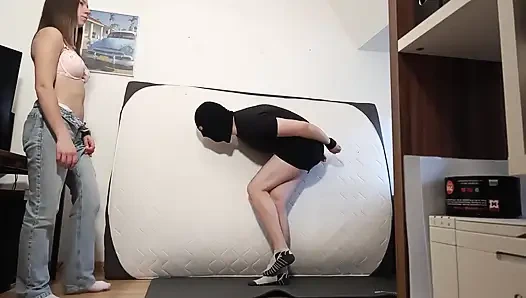 She's Destroying My Balls and I'm Defenseless