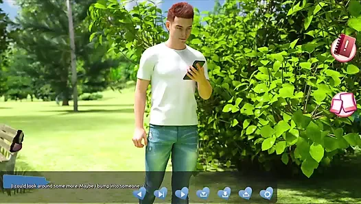 Helping the hotties #3 - Johannes took a sneak peak to see what the girl in the cabin is up to.