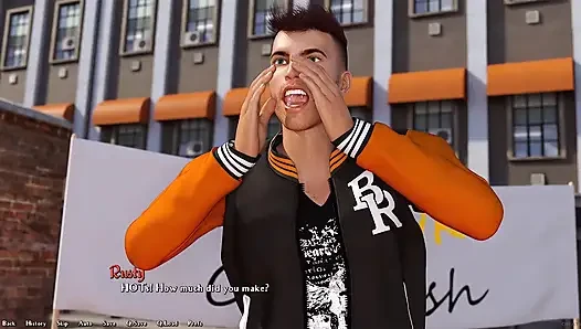 Ein Dik 14 sein - Goth Quinn wird hart auf dem Dach gefickt