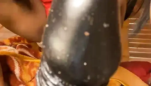 OMG , 7 inch k land le leya  , Riding on 7 inch dildo , feel happy and pleasure .