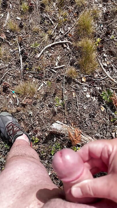 Drkanje u šumi na biciklskoj turneji