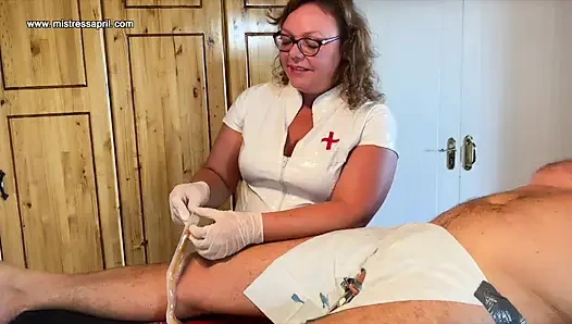 Домина госпожа April - блок уретры