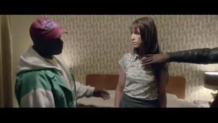 Charlotte Gainsbourg versus  two Black Bulls
