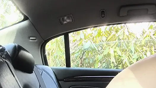 What a Wet Messy Spot Playing with Her Outdoor Twat