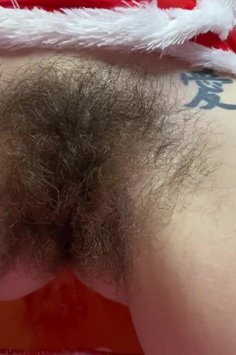 Santa girls huge bush for Xmas