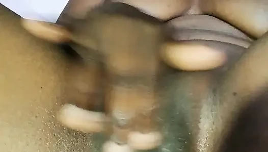 Rubbing pussy
