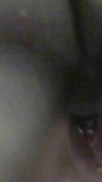 Emotional moment from "Creampie Eat MILF Nadja at FFM Threesome with Big Black Cock"