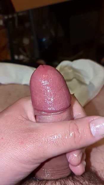 Small Cock Explodes with Cum during Masturbation Quick Session