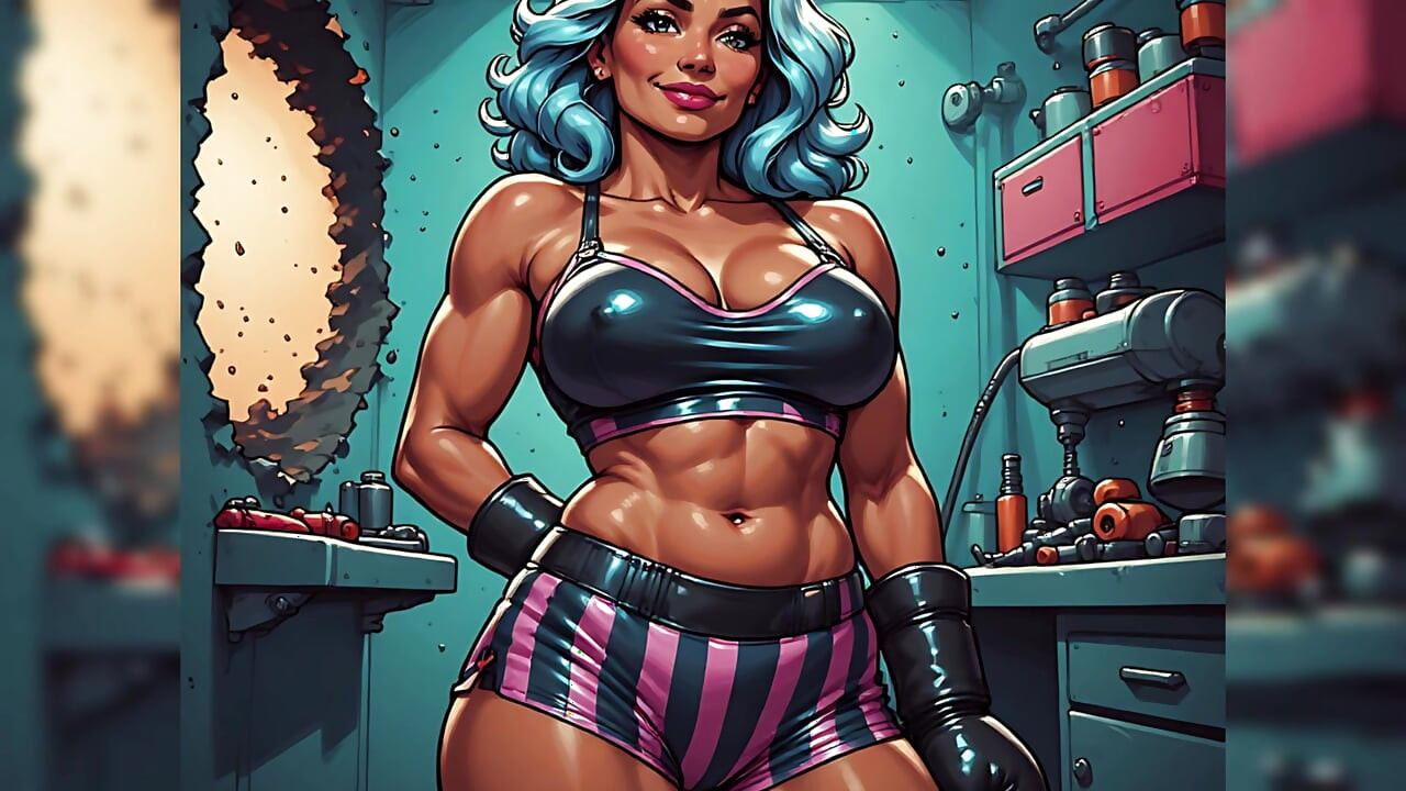 Sexy Women Boxercise Art