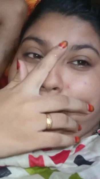Emotional moment from "Desi Bhabhi having fun with her husband 2025"