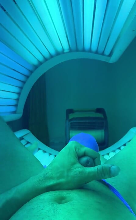 Tanning gets me so hot and horny for cock