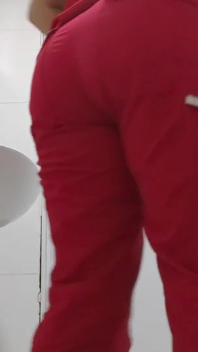 Powerful moment from "Amateur camera in public bathroom captures nurse pissing"