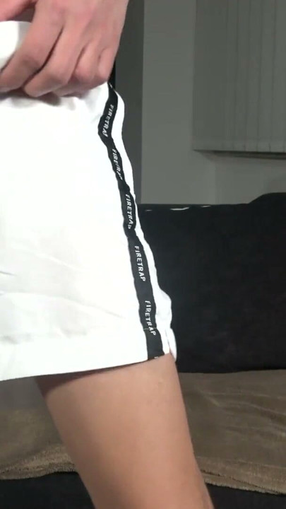 Czech white boy Benny Vasquez exercises with boner | Clip 1