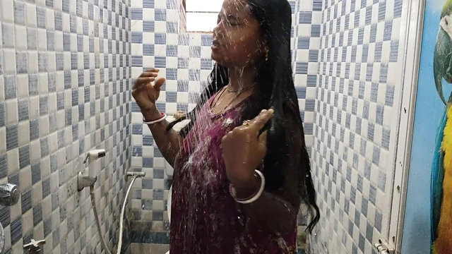 My first hot bath shower