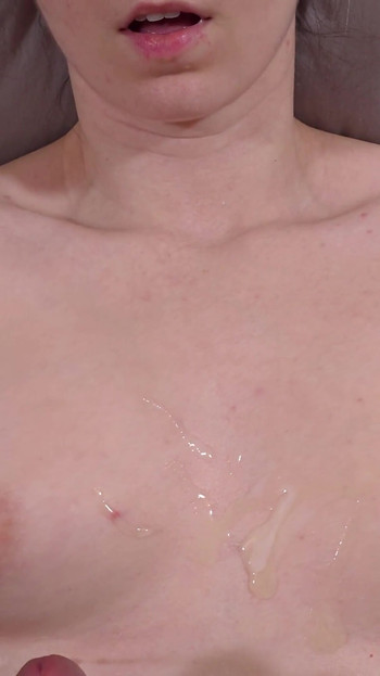 Jaw-dropping moment from "POV Cum On My Hot Natural Tits!"