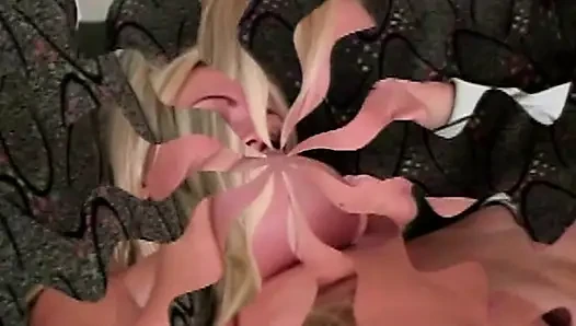 Heiße Blonde in Ekstase