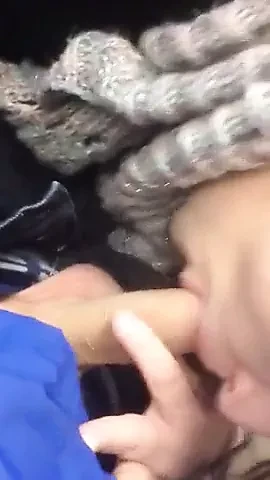 Chav train blowjob