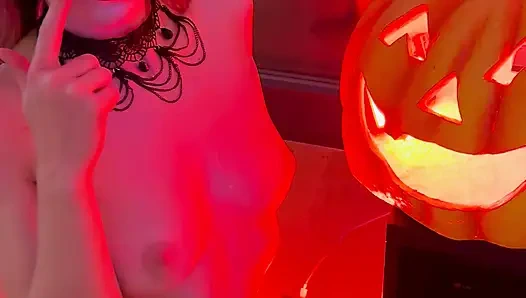 Lustful witch allowed allowed him to cum hard on her face POV