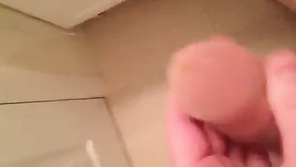 cumming içinde bir pantyhose kol