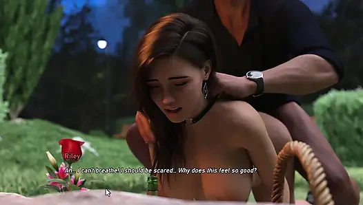 По ступеньки De Bauchery 33, Дин трахает Райли в парке