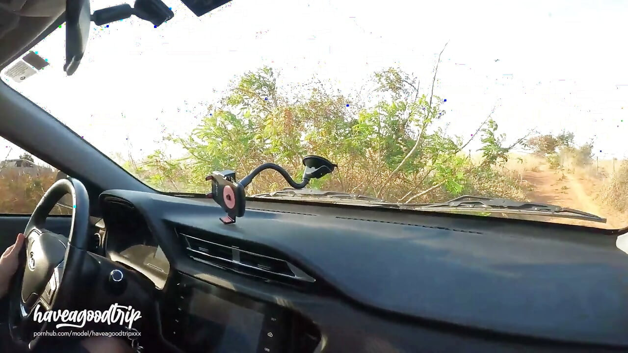 Passeio Na Estrada! Dreadhot Dá Um Boquete Imundo Em Uma Estrada De Sujeira Do Deserto