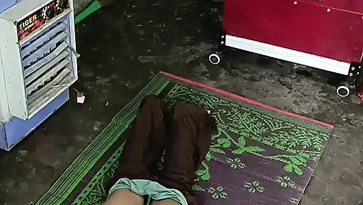Big younger sucks cock in doggy style